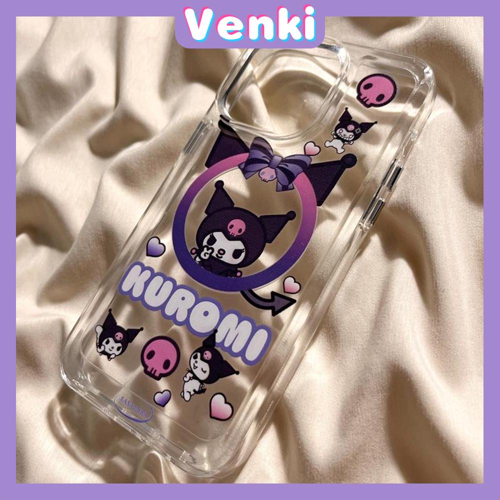 VENKI-Untuk iPhone 11 iPhone Case Bening Lubang Besar Space Case TPU Soft Shell Shockproof Protection Camera Karakter Kartun Lucu Kompatibel dengan iPhone 14 13 Pro max 12 Pro Max xr xs
