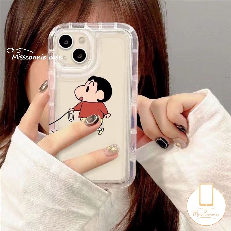 Casing Untuk Realme C53 C55 C25 C21Y C11 2020 C15 C25s C12 5 9i 6i 5i 5s 7i C35 C20 C25Y C33 C30 C30S C17 C3 C1 C2 C11 Kartun Snoopy Cute Puppy Transparan Airbag Shockproof Cover