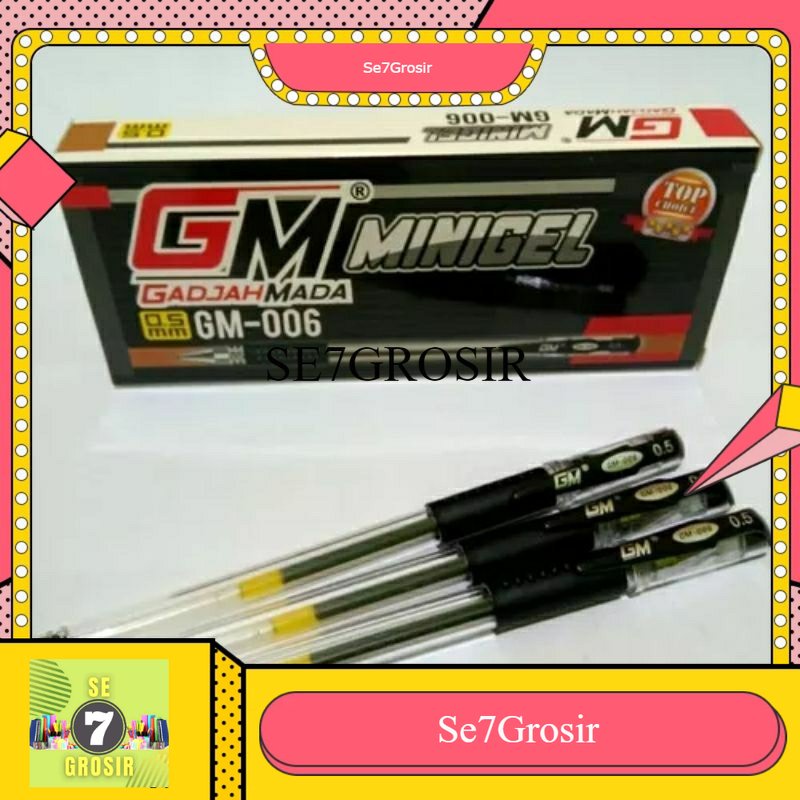 

BOLPOIN MINI GEL GM HITAM // 1 LUSIN (ISI 12) HARGA MURAH (Bisa Dijual Kembali)