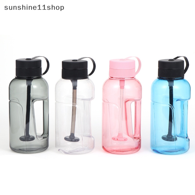 Sho Botol Air Bertulang Genggam Portabel 1000ml Outdoor Sport travel Bottle N