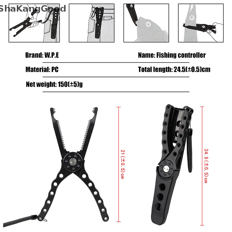 Skid Fishing Controller Carp Lure Bass Fish Tackle Adjustable Rope Alat Pancing Aksesoris Pancing SKK