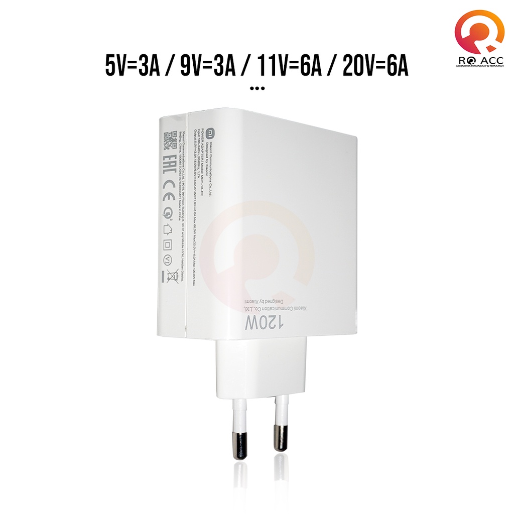 [RO ACC] CHARGER CASAN XIAOMI 120W TURBO FAST CHARGING ORIGINAL 100 NEW