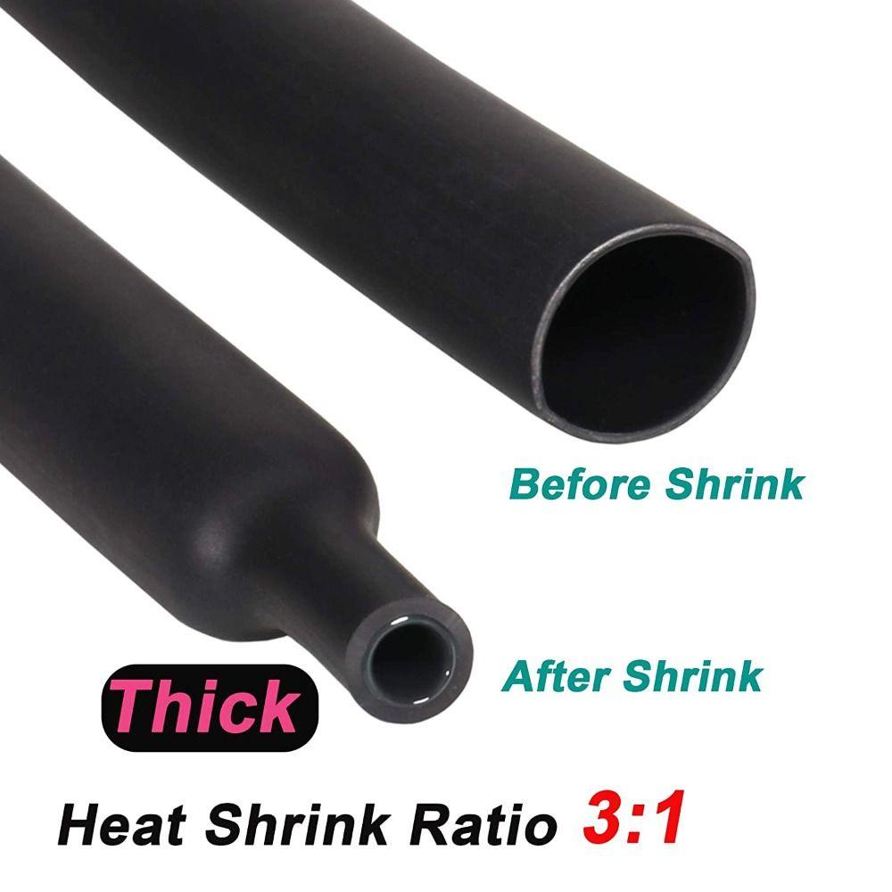 TOP 6.6ft 3:1rasio Heat Shrink Tubing 2inch (Diameter) IP68 Water-proof Industrial Heat-Shrink Tubing Perekat Berlapis