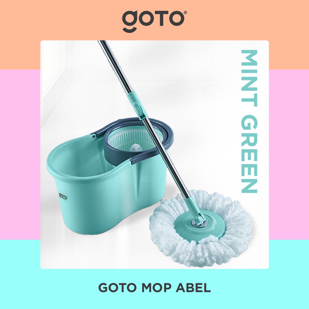 Goto Abel Alat Pel Lantai Pembersih Lantai Spin Mop Ultra