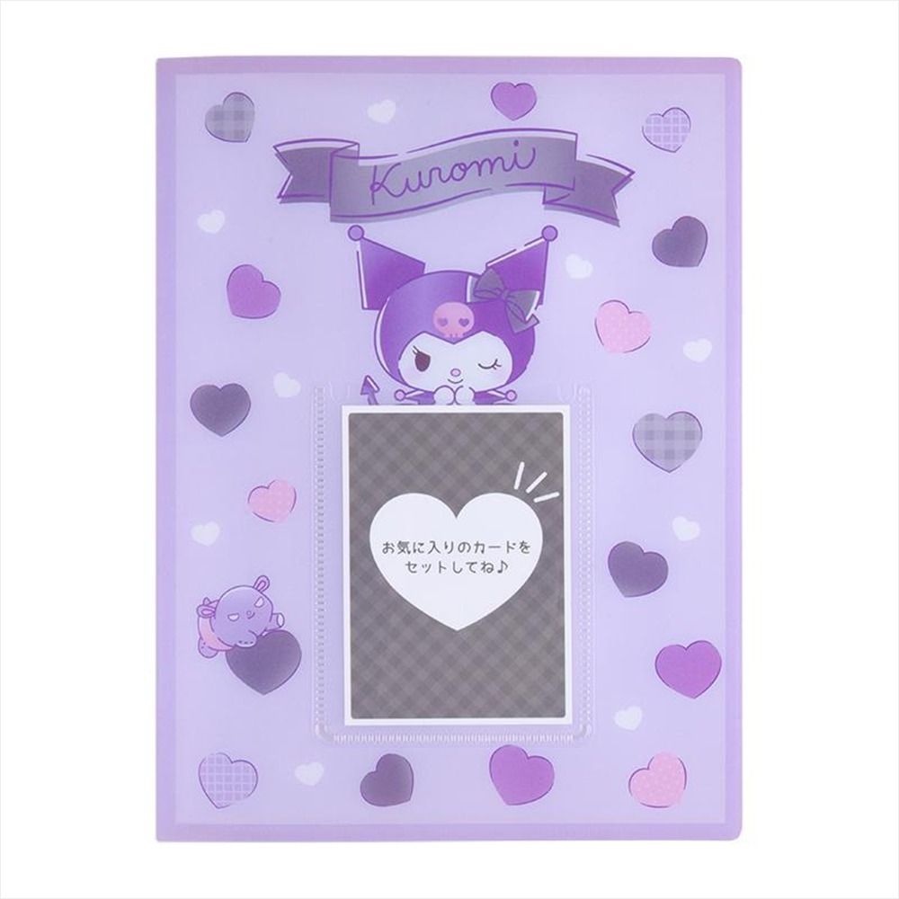 QUINTON Album Foto 3inch Kawaii 3inch Kuromi Melody Photo Collection Mini Binder Kartu Hadiah Koleksi Buku