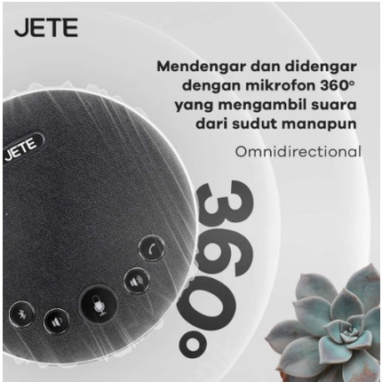 Speakerphone JETE 3 In 1 (Bluetooth, Dongle, Kabel USB)