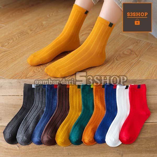 Kaos Kaki Olahraga Diatas Mata Kaki Daily Socks Kasual Pria Wanita