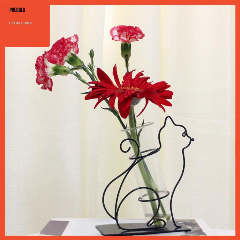 [Predolo] Vas Tabung Reaksi Nordic Style Vas Bunga Centerpiece Glass Planter