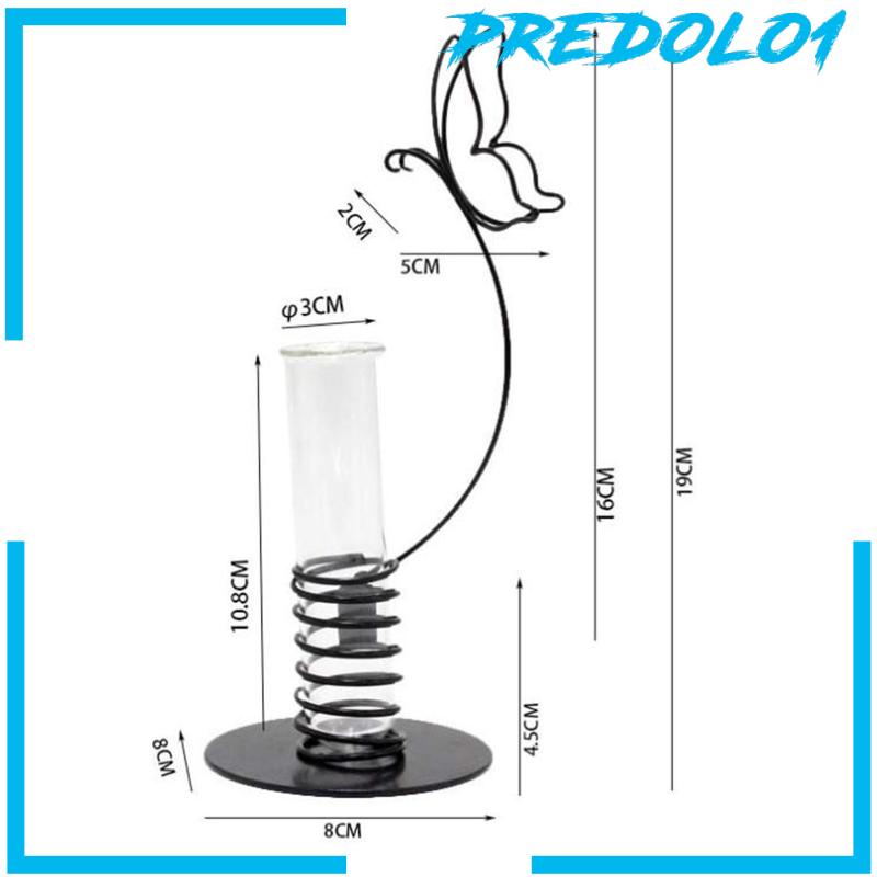 [Predolo1] Vas Tabung Reaksi Nordic Style Vas Bunga Centerpiece Glass Planter