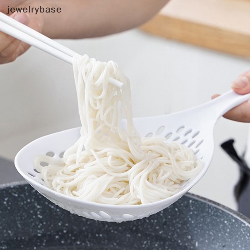 [jewelrybase] Pangsit Memancing Saringan Besar, Dapur Sendok Mie Gagang Panjang, Rumah Tangga Hot Pot Pedas/Hot Water Draining Spoon Filter Japan Style Boutique