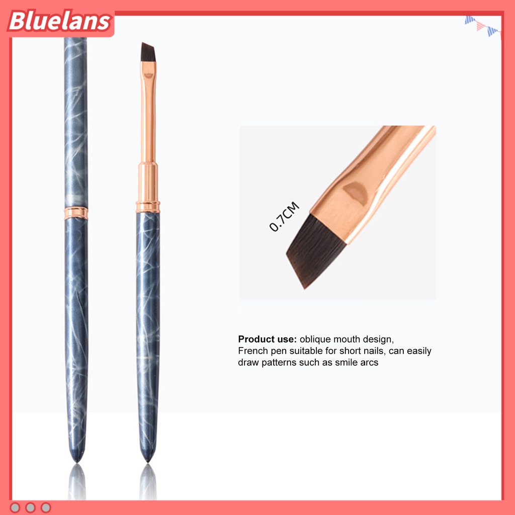 [BLM] Nail Pen Nice-looking Mudah Disimpan Metal Nail Art Drawing Liner Hadiah Gadis