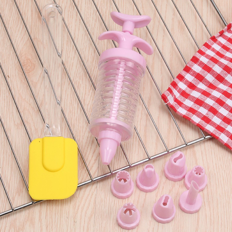 DOMMO - D6099 Alat Cetakan Hiasan Kue 8 IN 1 H588 / Cake Pen Cake Decoration / Semprotan Cream Cake Decoration / Alat Penghias Kue 8 in 1