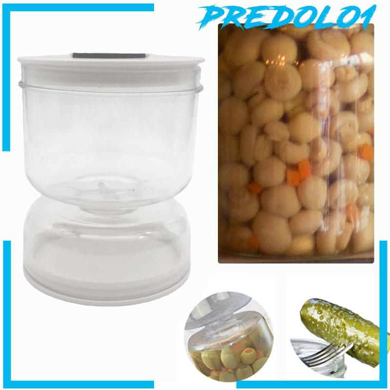 [Predolo1] Toples Flip Acar Toples Jam Pasir Acar Transparan Untuk Buah Jamur Bawang Putih