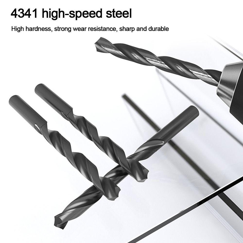 Populer Mata Bor Pemotong Lubang Stainless Steel Keras Metal Hole Cutter Twist Drill Bit