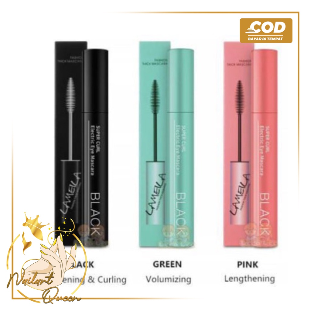 Lameila mascara 3D Keriting Tebal Tiga Warna Maskara HITAM