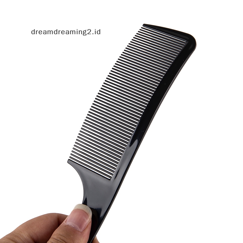 (drea) Alat Cukur Lengkung Hair Clipper Cutg Comb Barber Flat Top Sisir Salon Anti Statis //