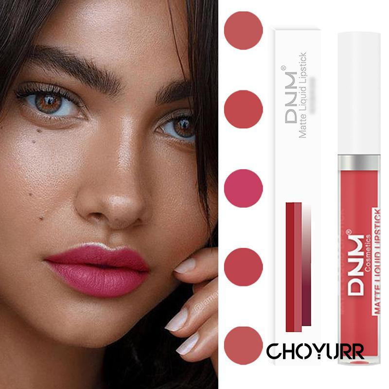 【COD】Matte Lip Gloss Tahan Lama Montok Halus Tahan Air Tahan Air Tahan Keringat Penuh Warna Formula Non-Pengeringan-CH