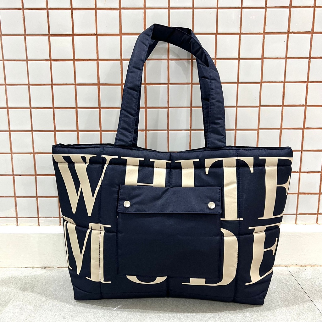 White Mode Sky Bag - Tas Cewek Totebag Wanita