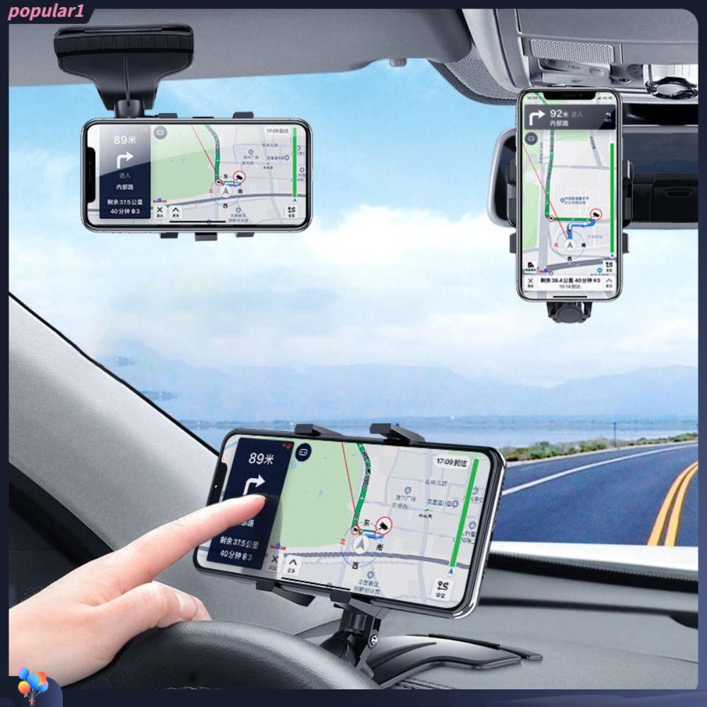 Populer Holder Telepon Mobil Panel Instrumen Universal GPS Navigasi Untuk Dash Cam Car Spion Stand