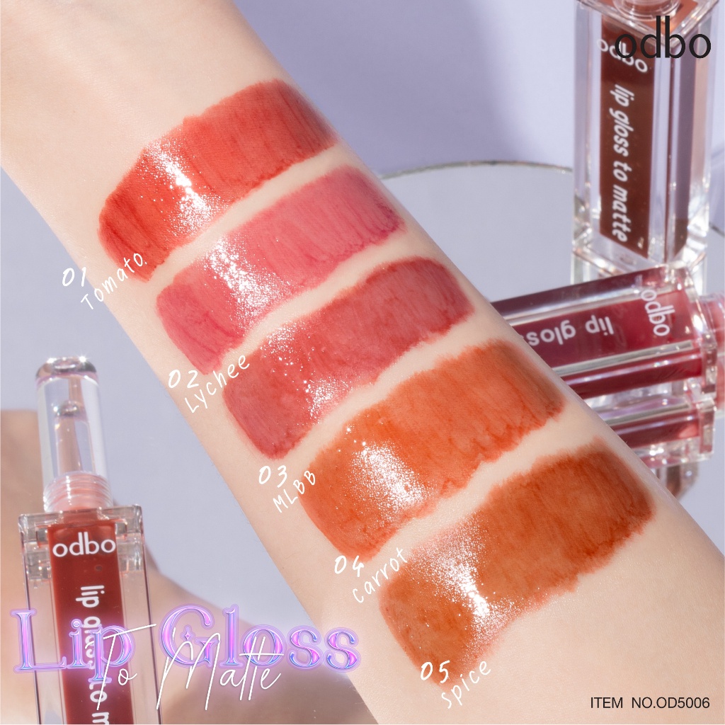 ODBO Lip Gloss To Matte Long Lasting OD5006