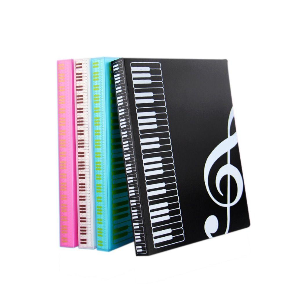 Mxbeauty Music Score Folder Musisi 40man File Organizer Wadah Dokumen Alat Tulis Pianis Music Score Storage Organizer