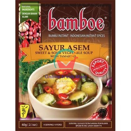 

Bamboe Sayur Asem 60 gr - Online Fresh Mart Denpasar