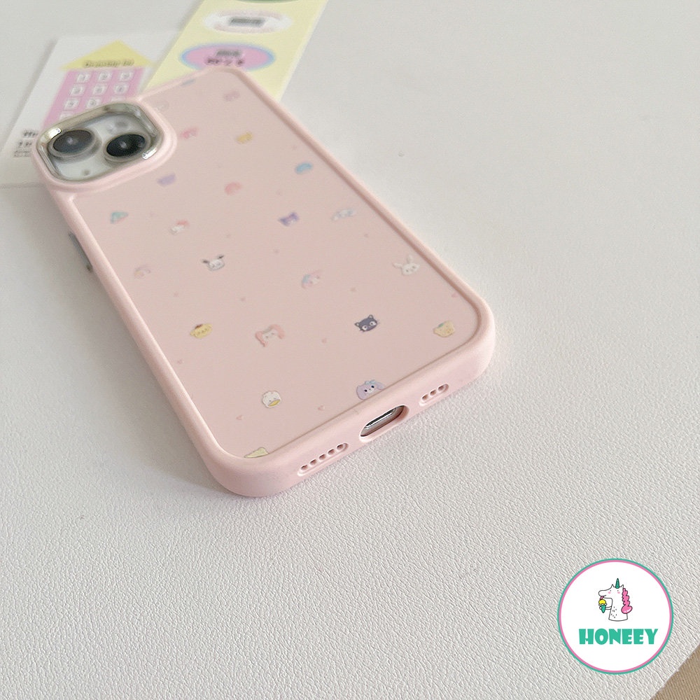 Casing Ponsel Karakter Kartun Lovely Pink Untuk iPhone 14 Pro Max13 12/12pro 11 Pro Max XR XS 7 8Plus Anime Trendi Shockproof Back Cover