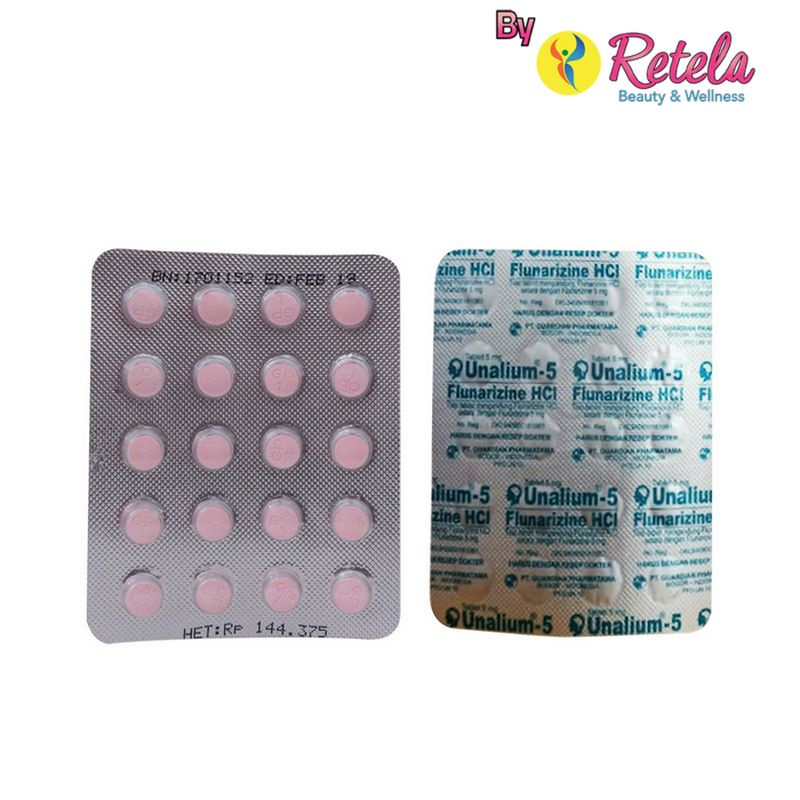 UNALIUM 5MG 1 BLISTER 20 TABLET