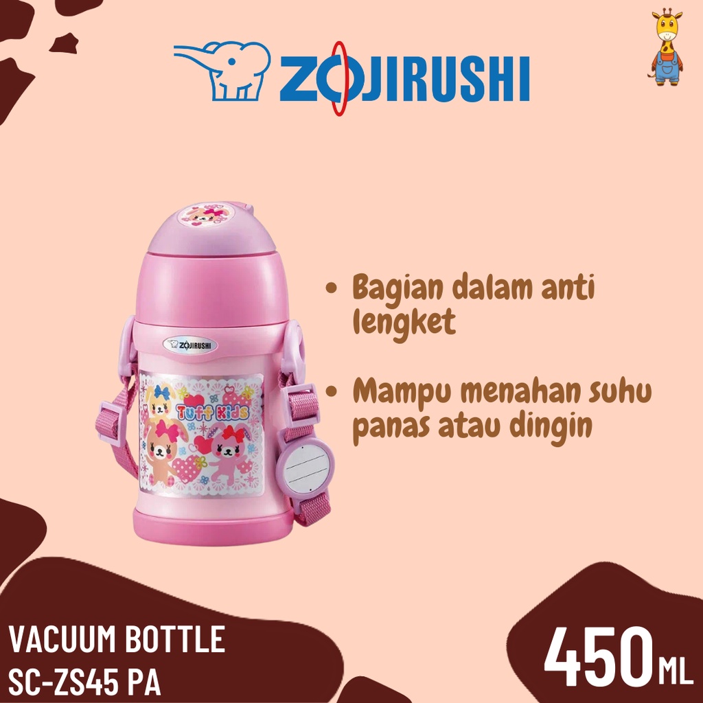 Zojirushi Vaccum Bottle SC-ZS45 PA - Botol Minum Anak