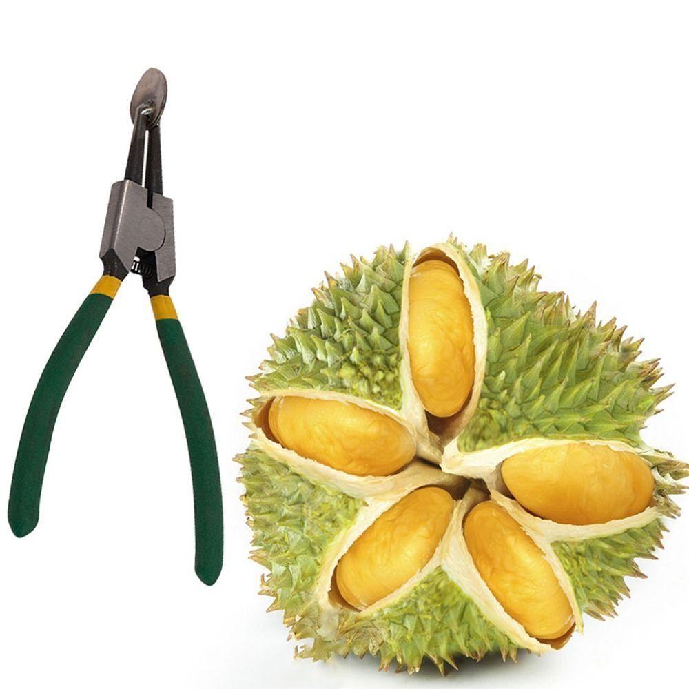 [Elegan] Alat Pembuka Buah Durian|Cangkang Durian Metal|Klip Buah Menebal Tahan Karat Tahan Lama Untuk Restoran