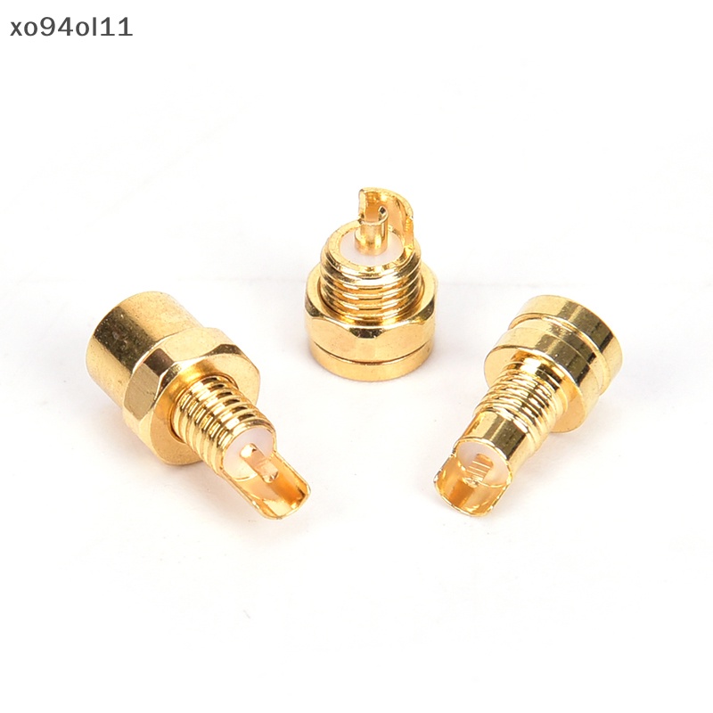 Xo 1pc MMCX Female Solder Kawat Konektor PCB Mount Pin IE800 DIY Audio Plug Adapter OL