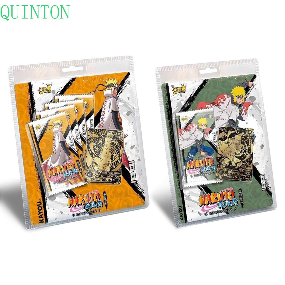 Kartu Naruto Animasi QUINTON Boy Gift Kawaii Kado Natal Kartu Koleksi Kado Ulang Tahun Rare Battl Card Naruto Karakter Klasik