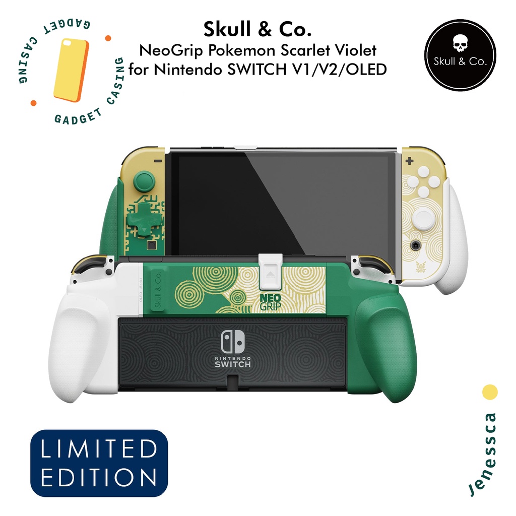 Skull &amp; Co. Neogrip Zelda Nintendo Switch OLED Case NeoGrip Limited Edition Casing Switch