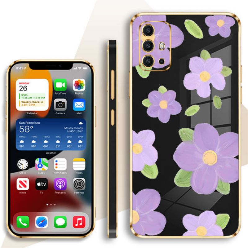 Electroplated Casing Case For Samsung A01/A01CORE/M01CORE/A02/M02/A02S/M02S/F02S/A03/A03CORE/A03S/A0