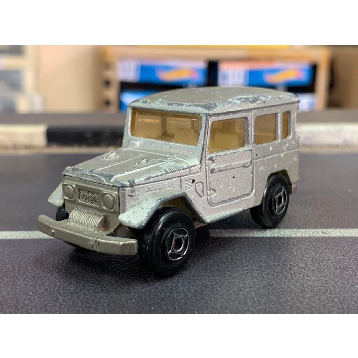 Majorette 277 Toyota Land Cruiser Silver Made in France Loose Pack