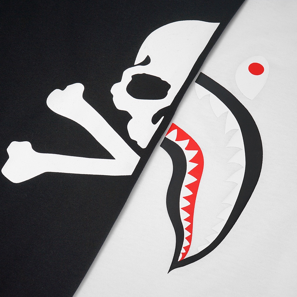 A Bathing Ape X Mastermind Half Shark T-Shirt