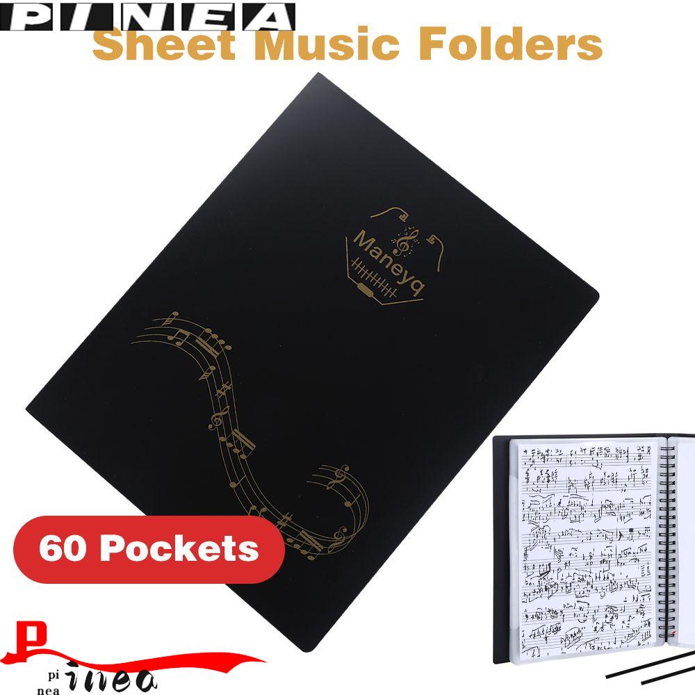 Nanas 60saku Lembaran Folder Musik Document Storage Organizer Music Score Coil Folder Spiral-Bound Music Binder