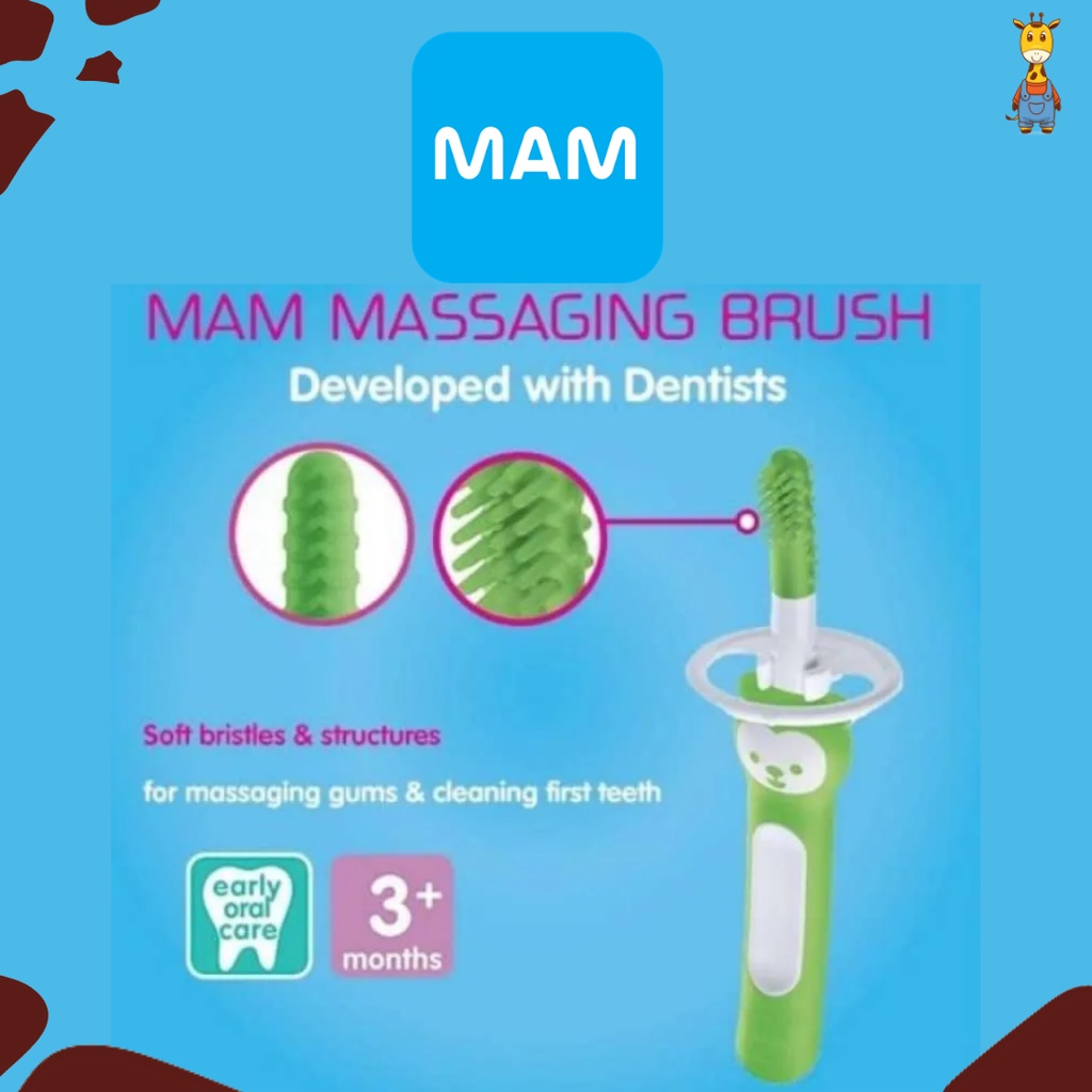 MAM Massaging Brush Unisex - Sikat Gigi Anak