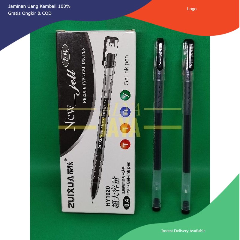 Pulpen Pena Ballpoin zuixua 1 Pack 12 Pcs