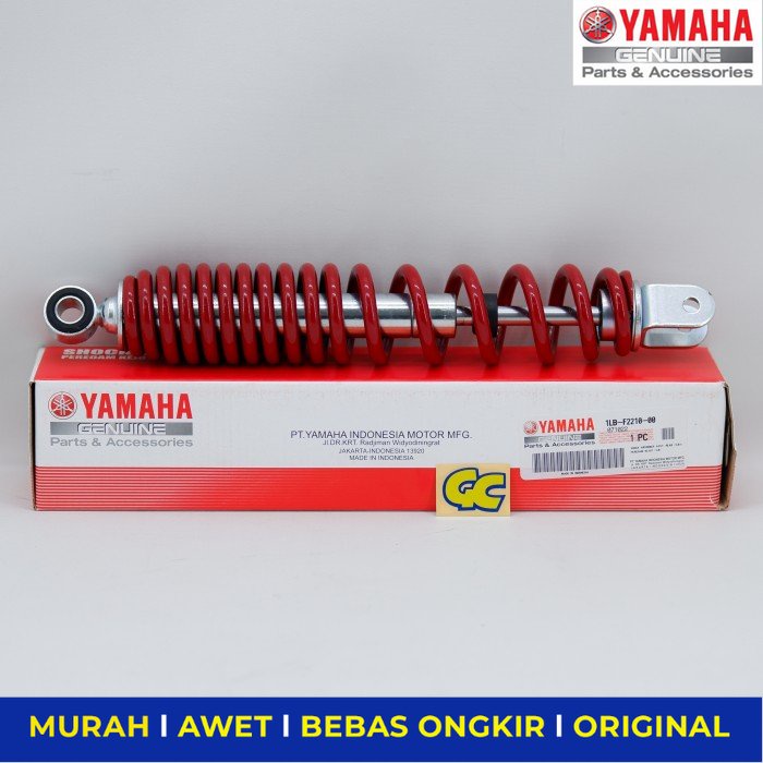 Shockbreaker  Shock Breaker Belakang Merah Yamaha Xeon RC Original - Sparepart Sperpart Spare Part M