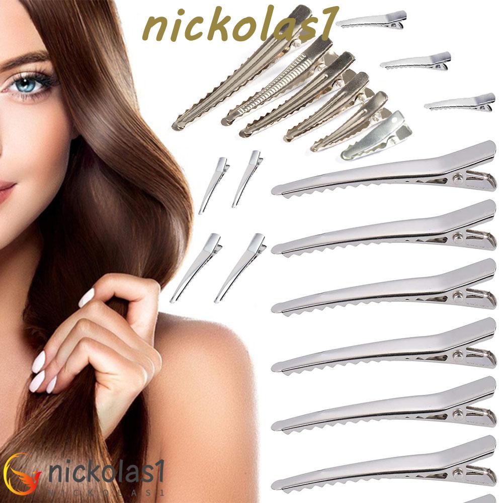 Nickolas1 Jepit Rambut Wanita Portable Perak Fashion Single Prong Styling Tools