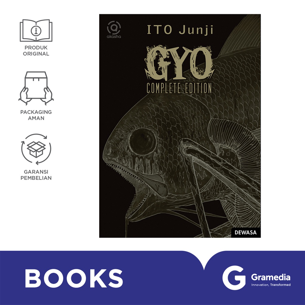 Komik Akasha Gyo Complete Edition - 2 In 1 (Ito Junji)