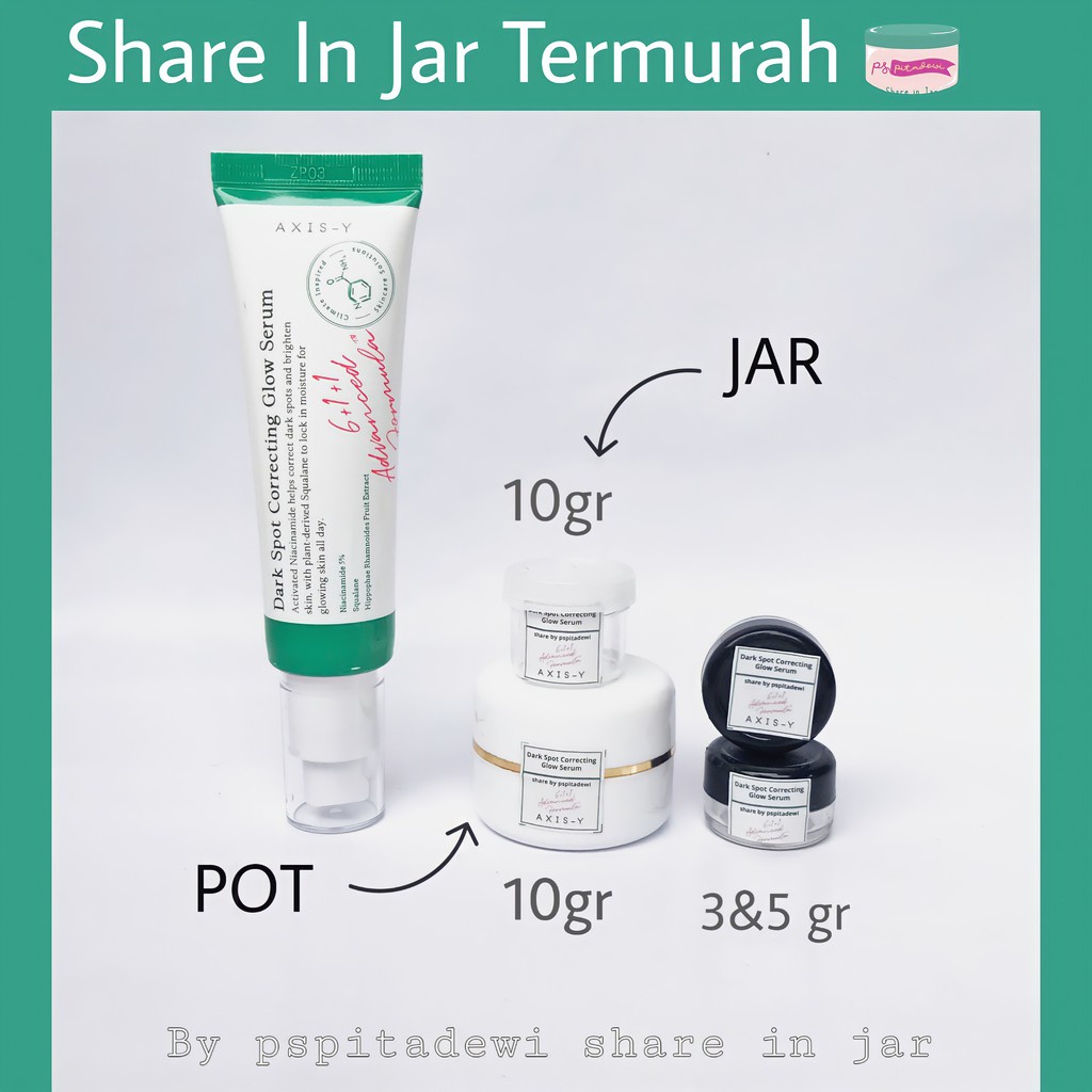 SHARE - AXIS-Y DARK SPOT Correcting Glow Serum Share In Jar Axis Y Original