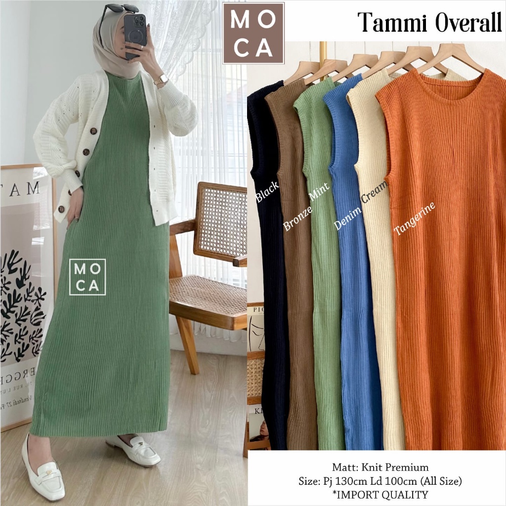 Tammi Overall ORI MOCA | Ld100 Knit Premium