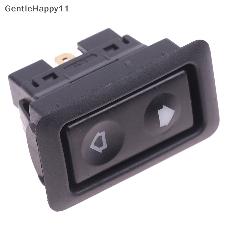 Gentlehappy Tombol Saklar Power Window Listrik 10-30A Untuk Semua Autos Dengan id Lampu LED Hijau