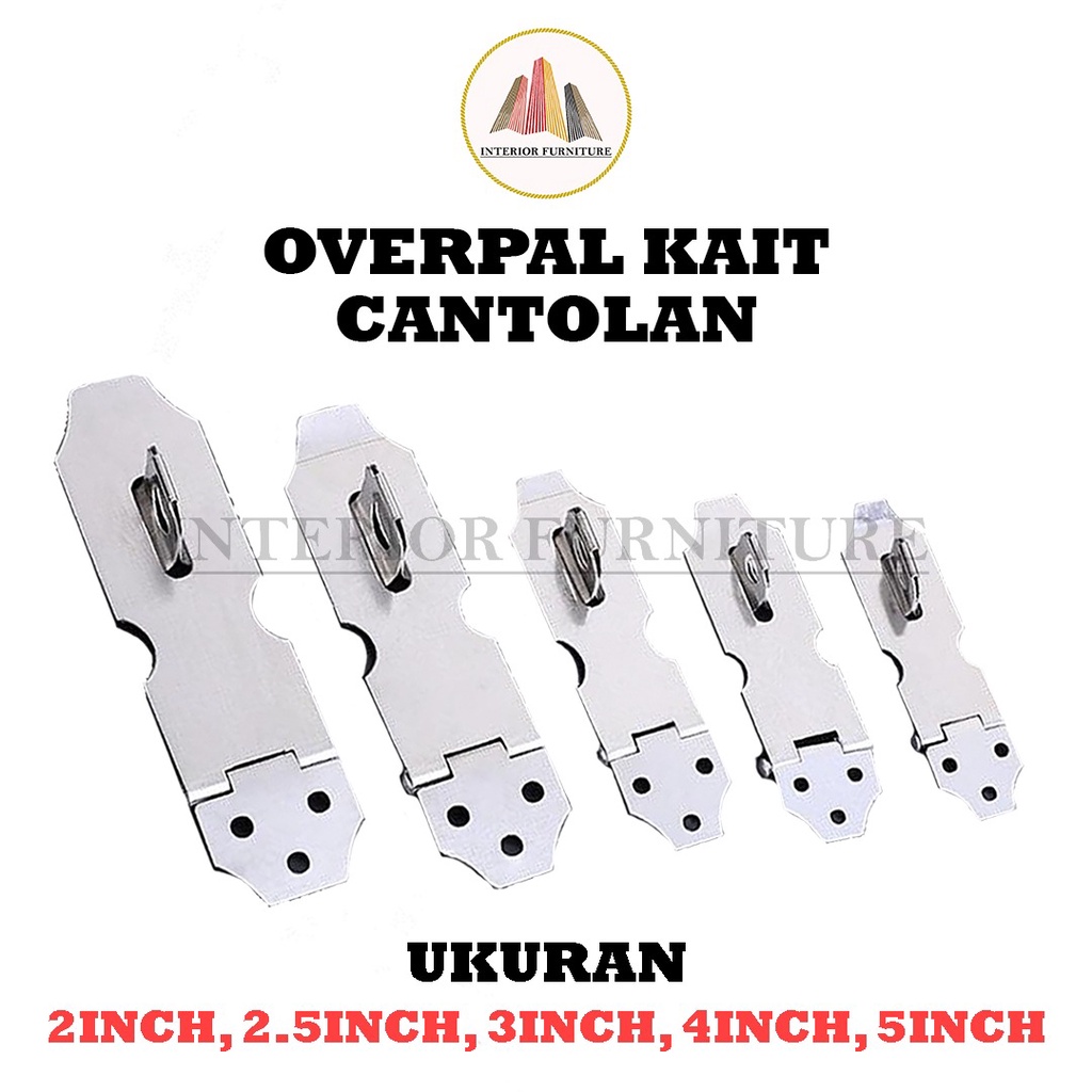 Overval/Overpal Plat Stainless Murah / Overval Nekel / Cantolan Gembok