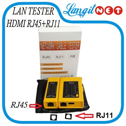 LAN TESTER RJ45 RJ11 HDMI