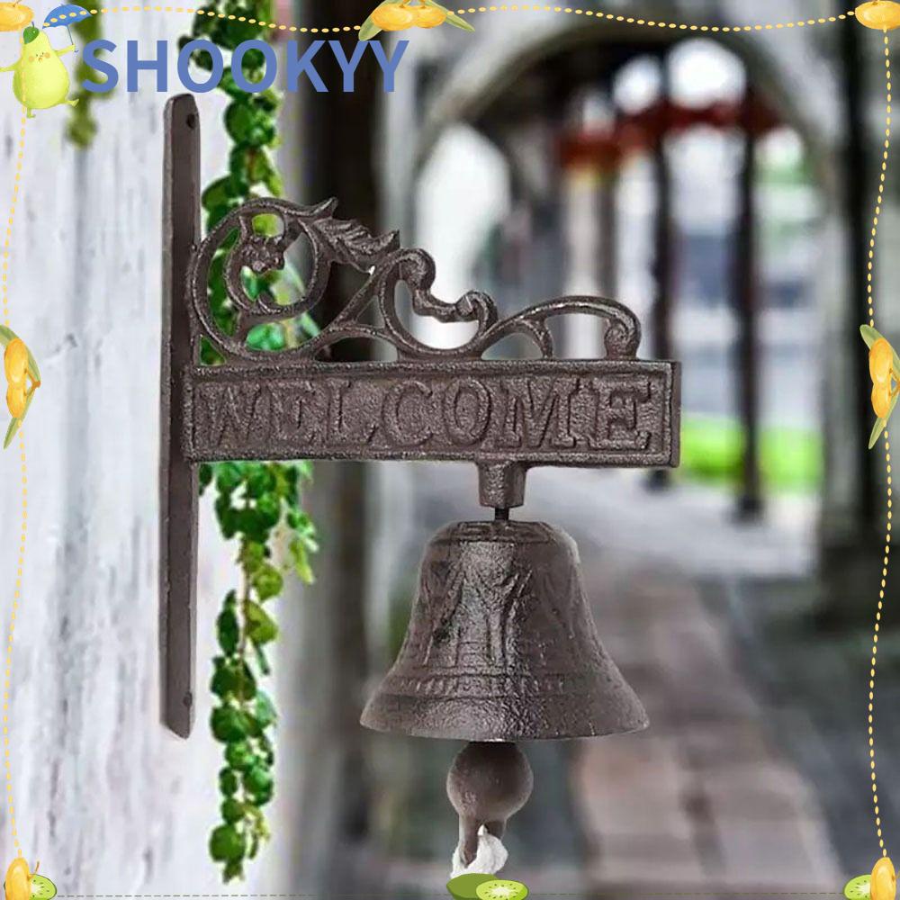 Chookyy Retro Doorbell Antik Dekorasi Taman Outdoor Bell Lonceng Hias