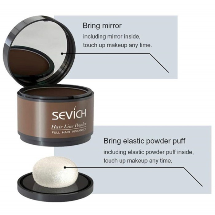SEVICH HAIR SHADOW POWDER HAIRLINE POWDER - BROWN