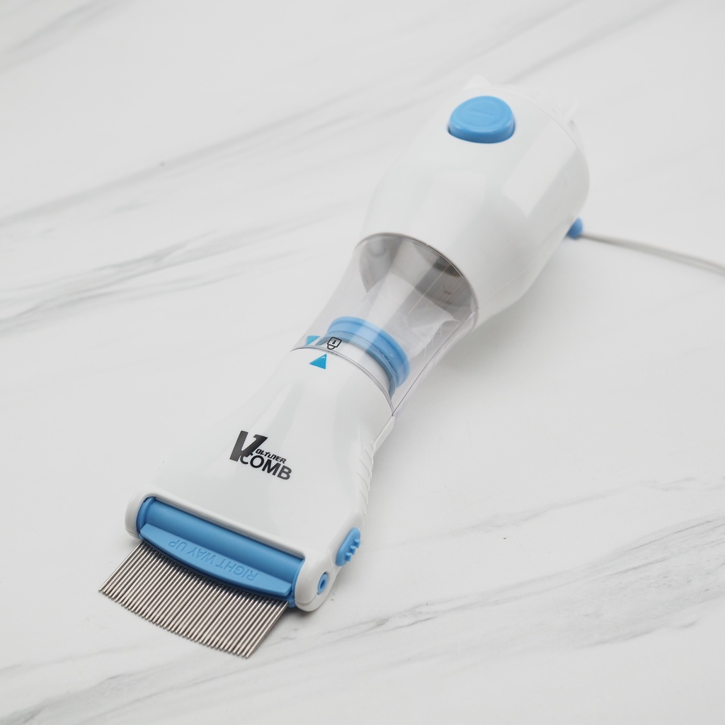 Sisir Kutu Elektrik Penghilang Kutu Rambut Menggunakan Mesin Elektrik UV-COMB Vacuum Electric